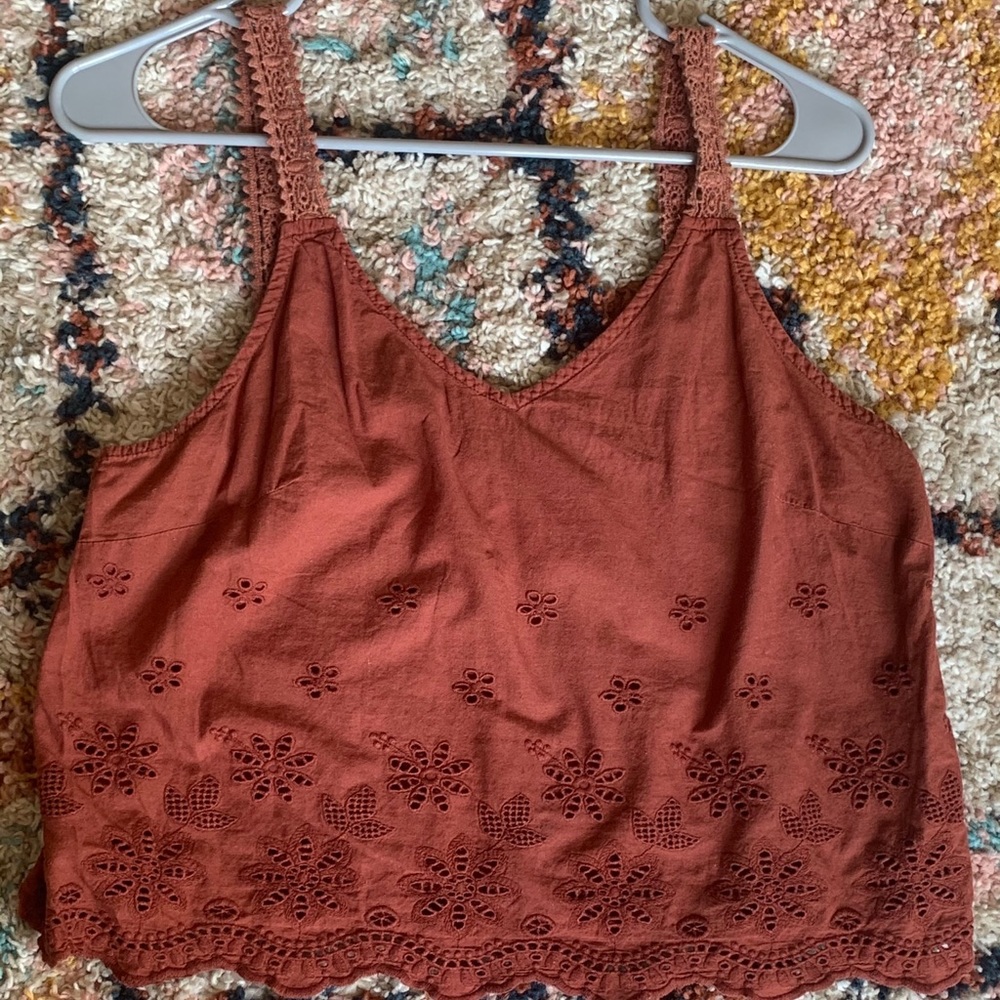 Terra Cotta Crop Top
